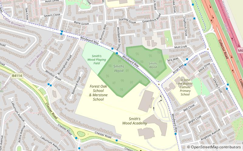 Smith's Wood location map