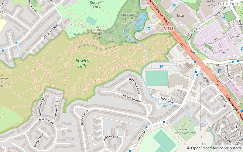portway hill birmingham location map
