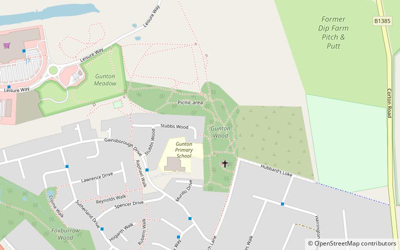Gunton Wood location map