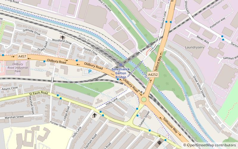 Galton Bridge location map
