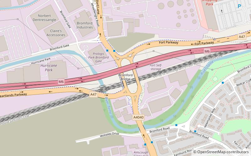 Bromford location map