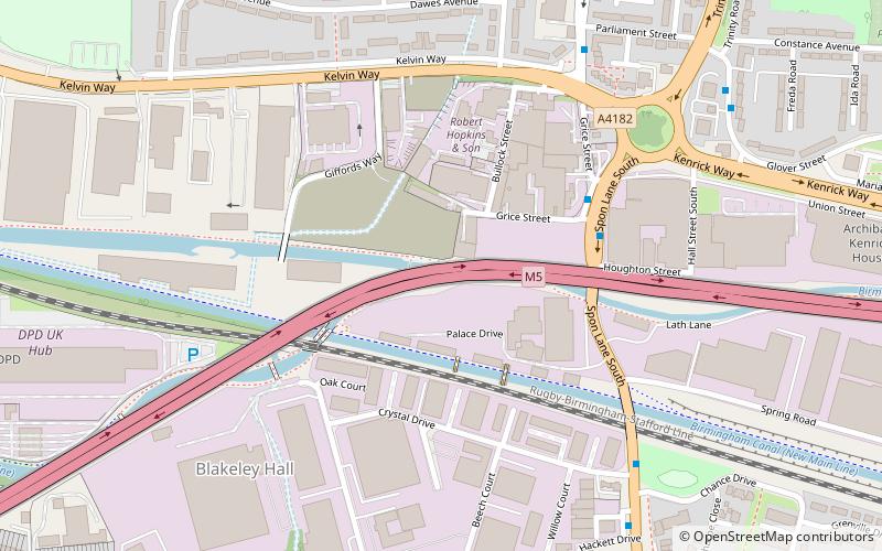 Spon Lane Junction location map