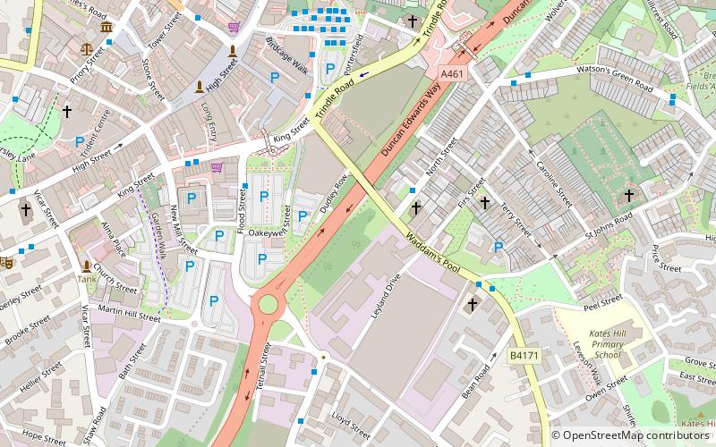 Dudley Railway Tunnel location map