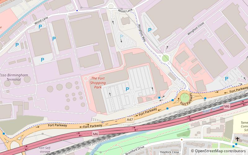 The Fort Shopping Park location map