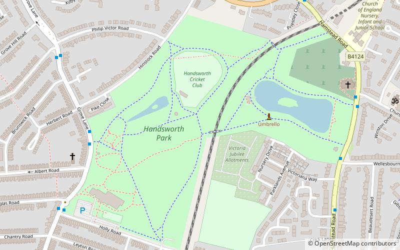 Handsworth Park location map