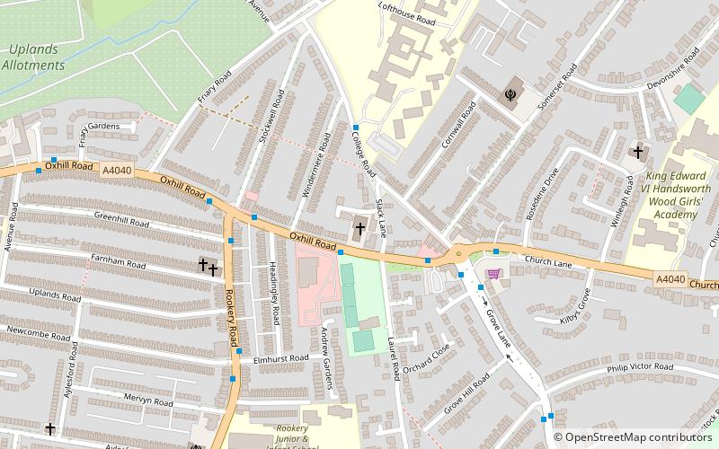 St Andrew's Church location map