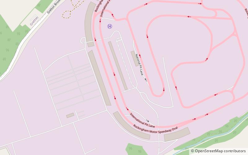 Rockingham Motor Speedway location map