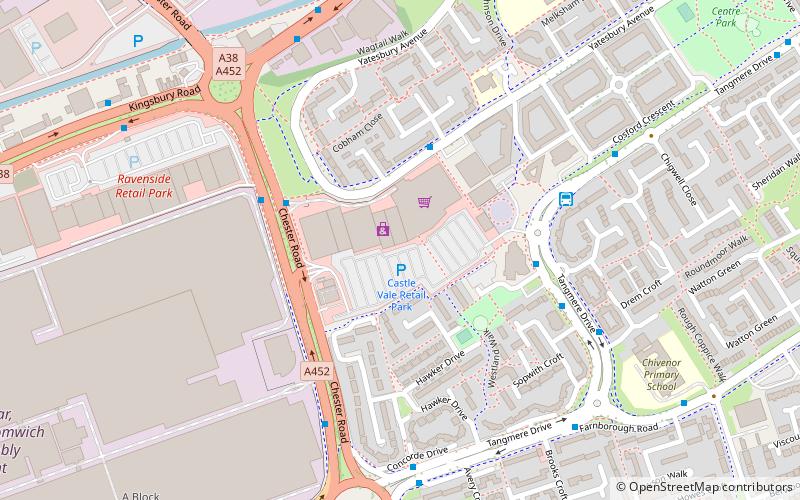 Castle Vale Shopping Centre location map
