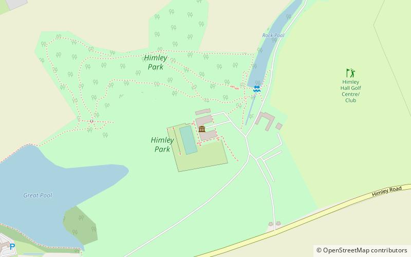 Himley Hall location map