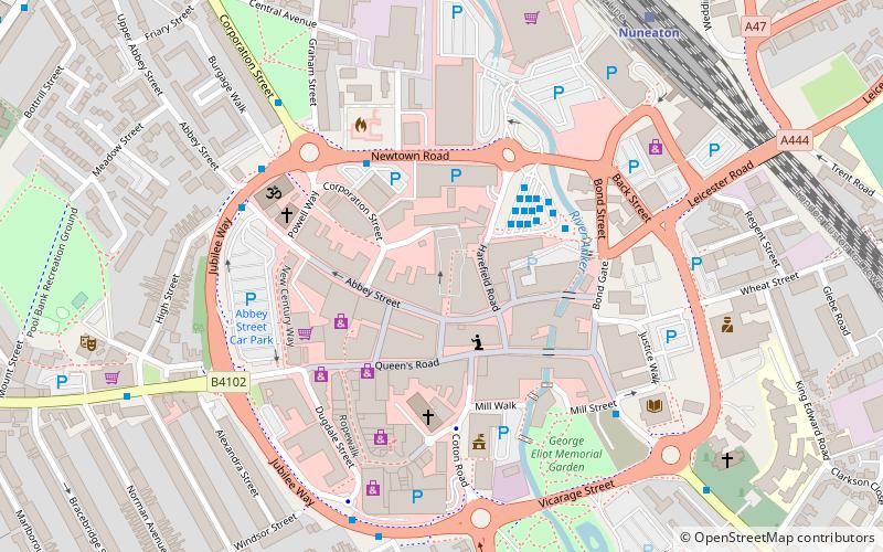 Abbeygate Shopping Centre location map