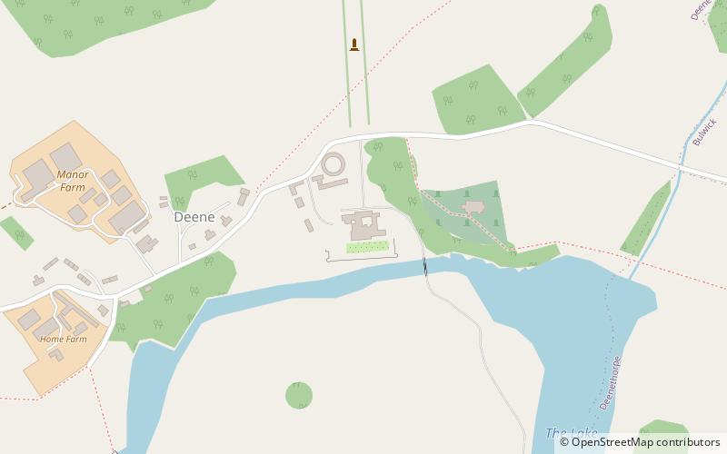 Deene Park location map