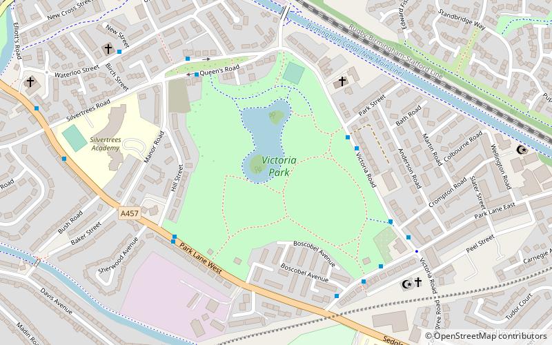 Victoria Park location map