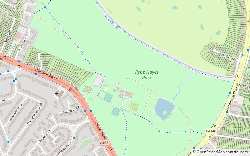 pype hayes park birmingham location map