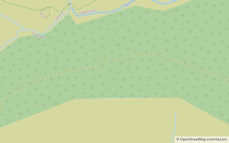 bryn yr wyn location map