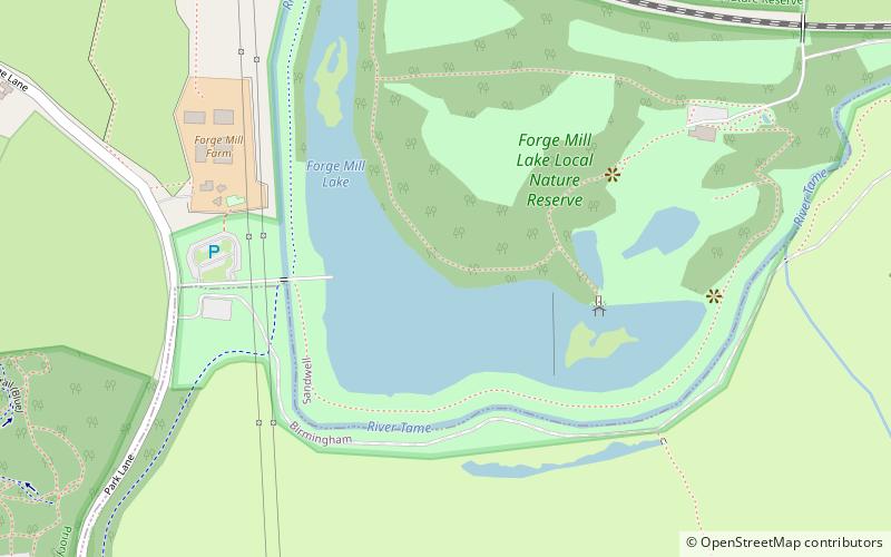 Forge Mill Lake location map