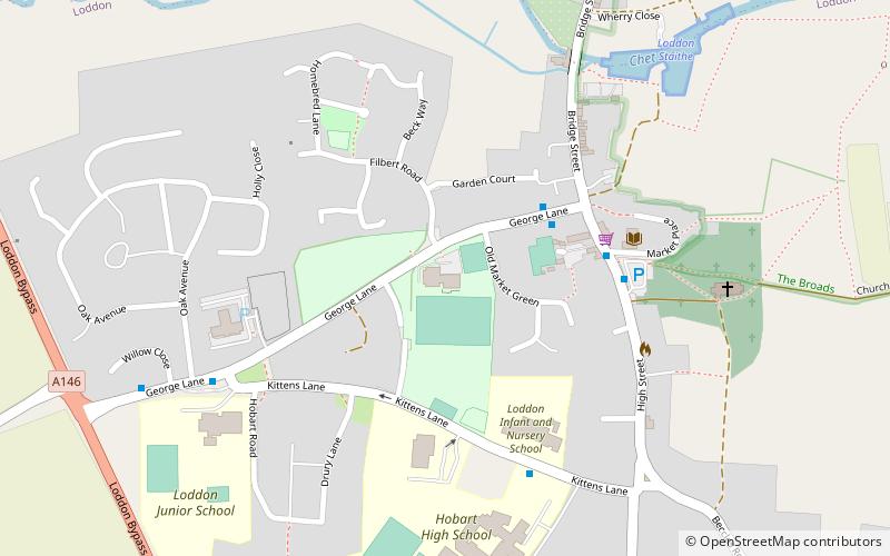 Jubilee Hall Loddon location map