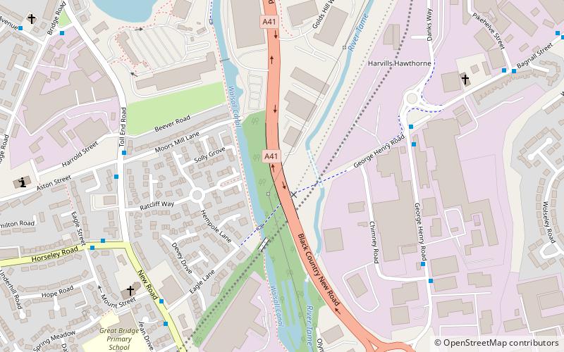 black country west bromwich location map