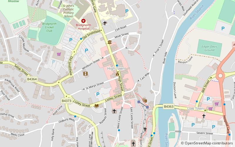 Bridgnorth Town Hall location map