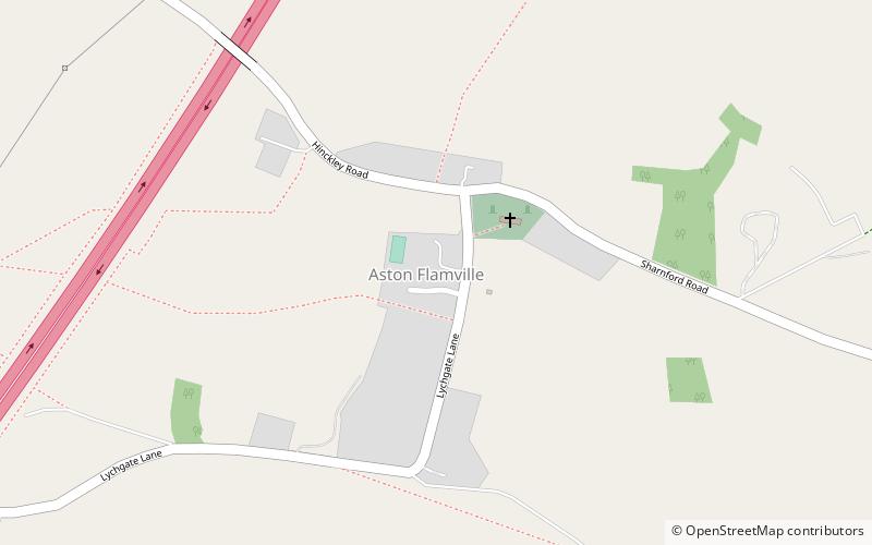 Aston Flamville Manor location map