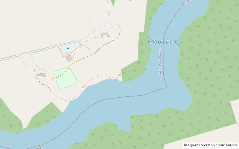 Fritton Lakes location