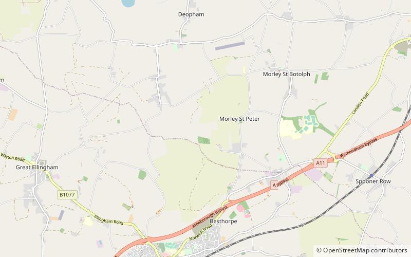 Morley Old Hall location map