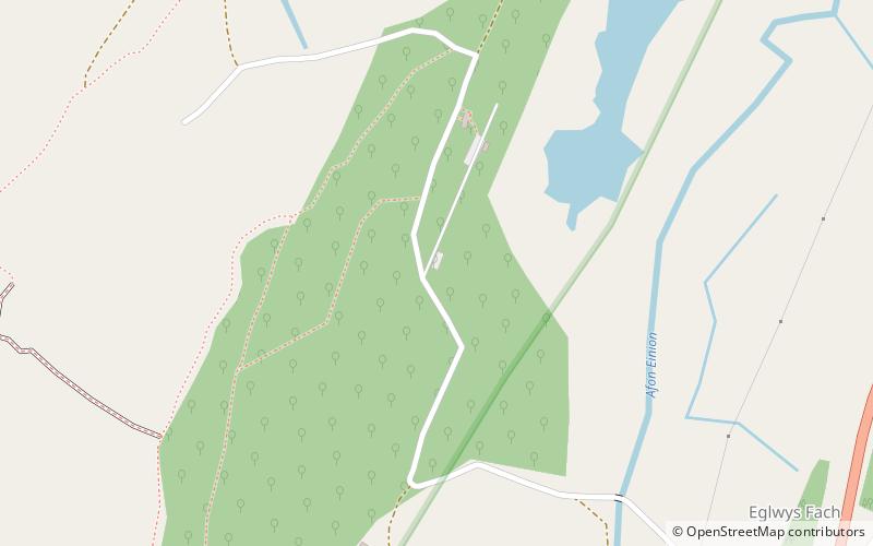 Ynys-hir RSPB reserve location map