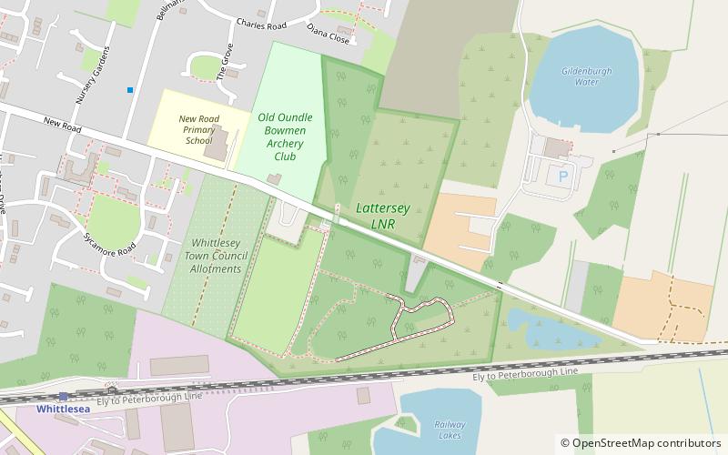 Lattersey Field location map