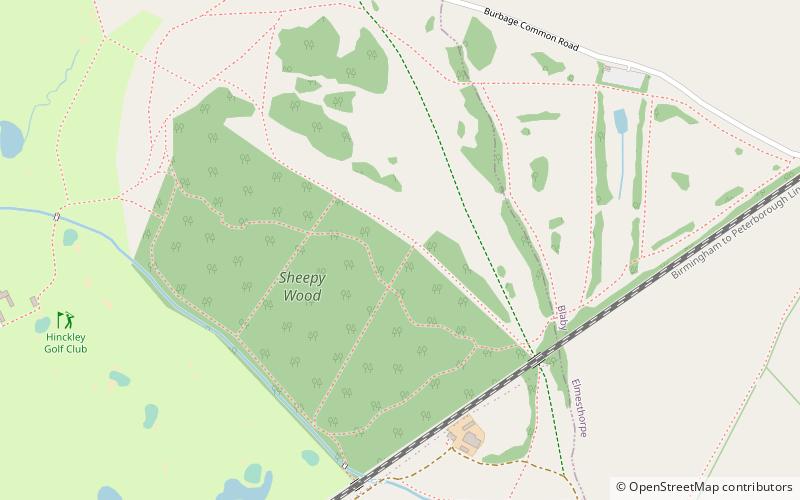 hinckley rural district location map