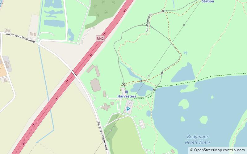 Echills Wood Railway location map