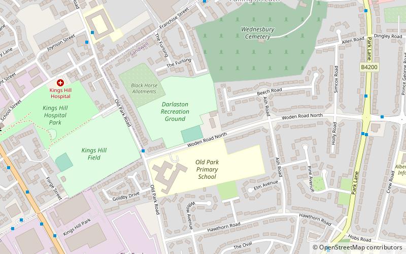 Wednesbury Rugby Club location map