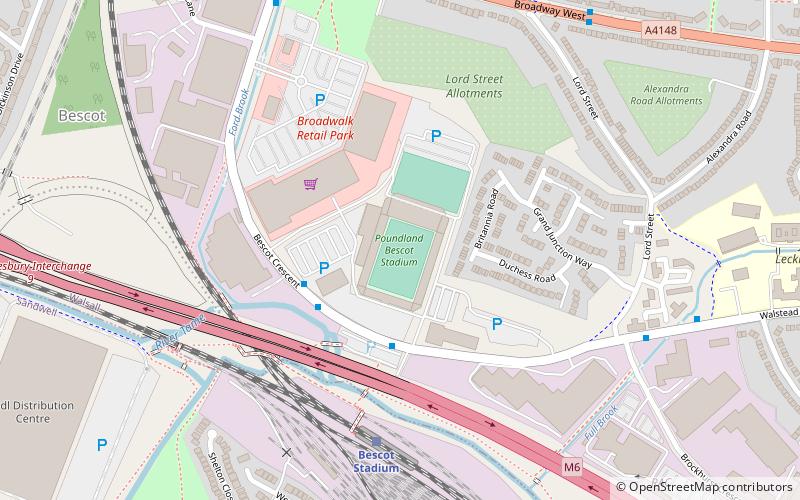 Bescot Stadium location map