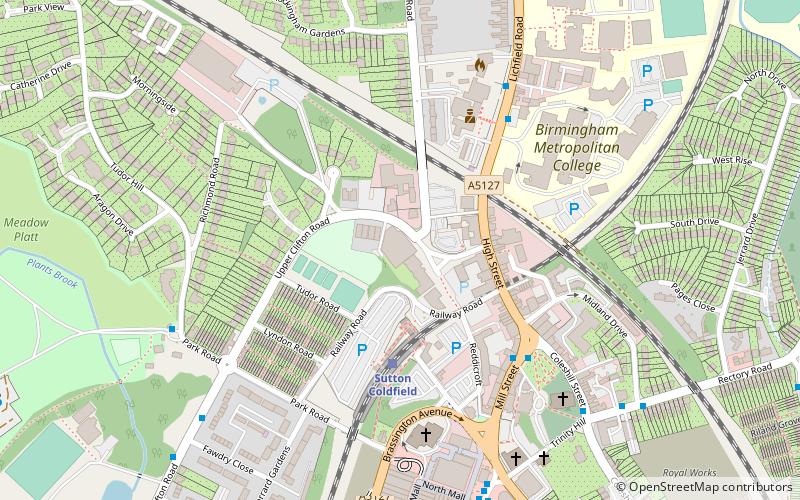 Sutton Coldfield Town Hall location map