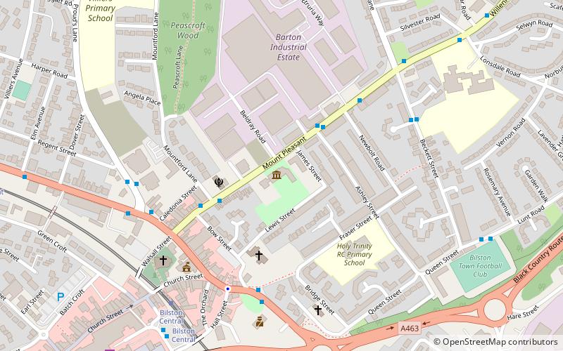 Bilston Craft Gallery location map