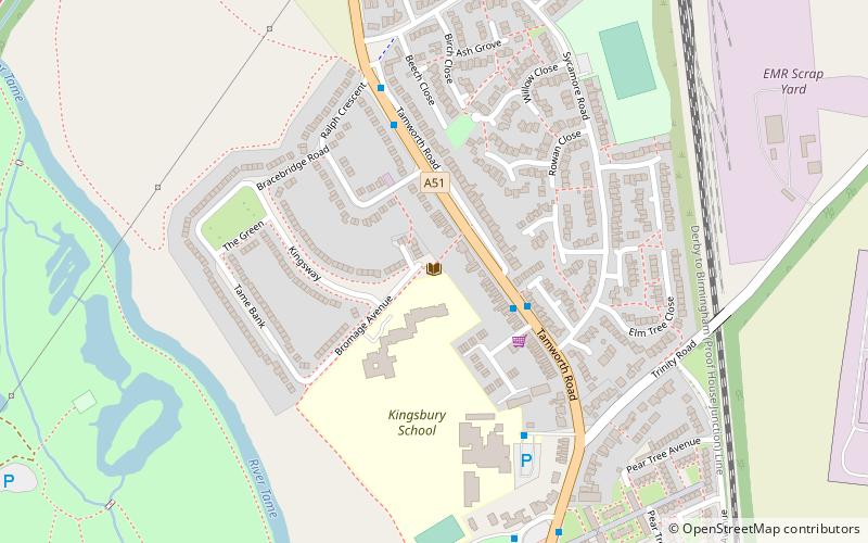 Kingsbury Library & Information Centre location map