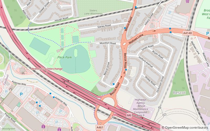 bescot hall location map