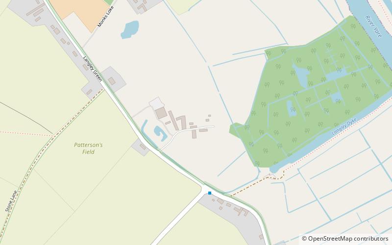 Langley Abbey location map