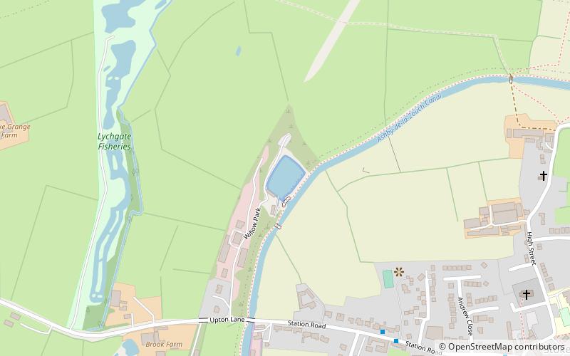 Ashby Canal Centre location map