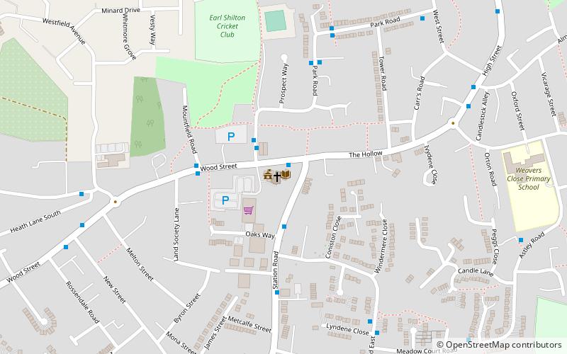 earl shilton location map