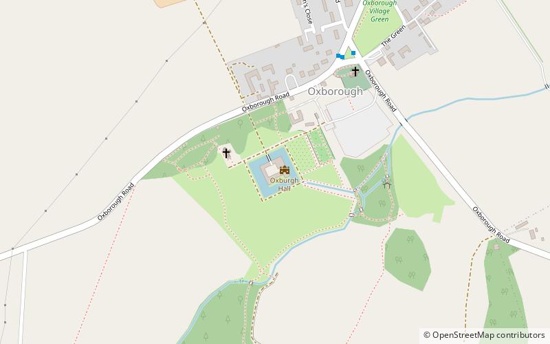 Oxburgh Hall location map