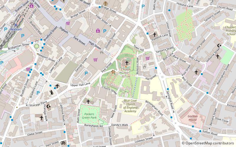 St Matthew's Centre location map