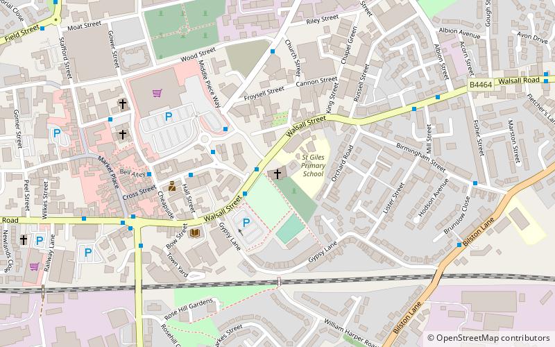 St Giles Church location map