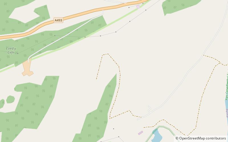 Machynlleth transmitting station location map