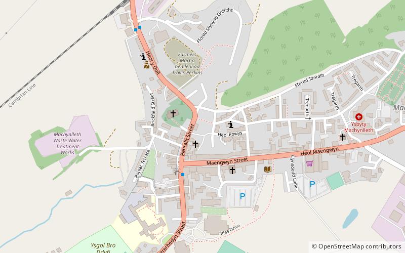 the tabernacle machynlleth location map