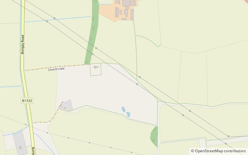 Bixley medieval settlement location map