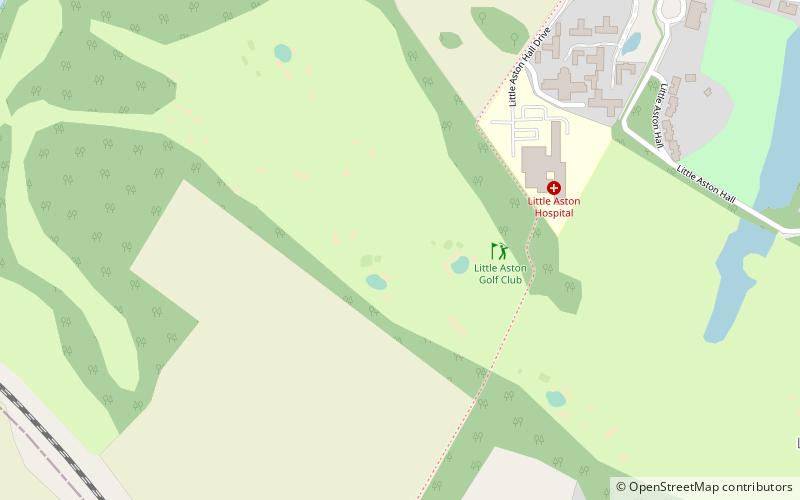 little aston golf club birmingham location map