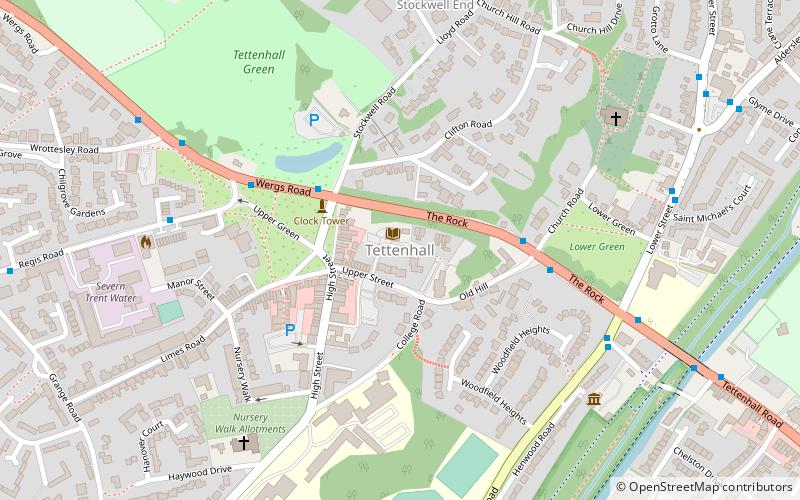 Tettenhall location map