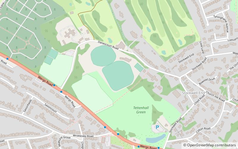 Danescourt location map