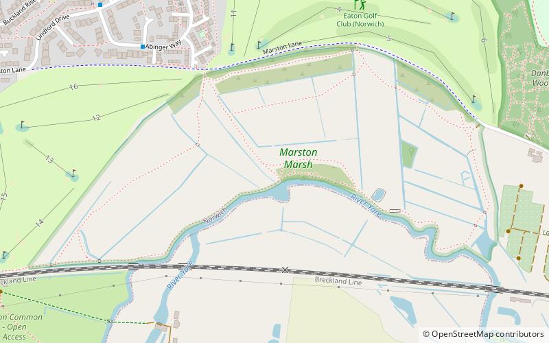 Marston Marshes location map