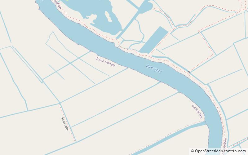 Yare Broads and Marshes location map