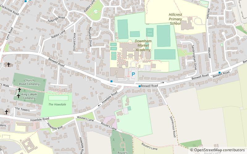 downham market leisure centre location map